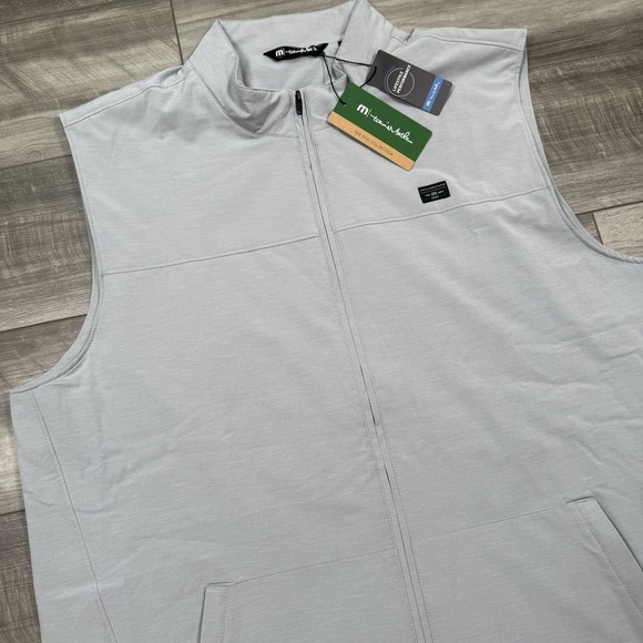 Travis Mathew Mens Top Of The Line Golf Vest Heather Sleet Gray Size 3XL NEW - Picture 1 of 8